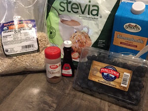 Simple Blueberry Overnight Oats